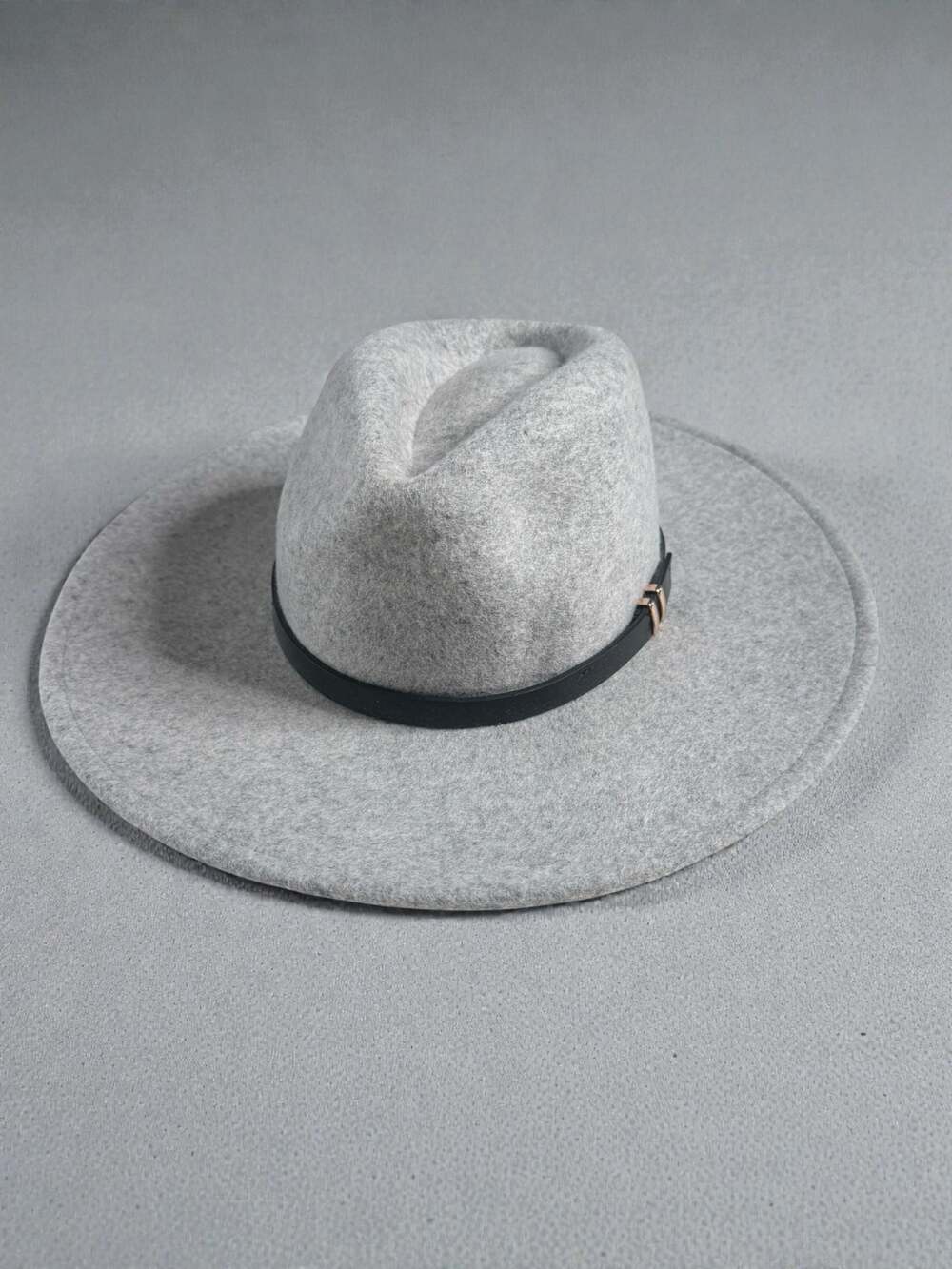 House of Harlow 1960 Grey Wool Fedora Hat One Size